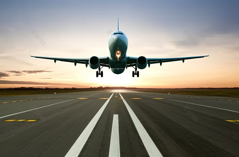 喷气式飞机降落着陆航空业交通运输实拍摄影图,高清,摄影图,摄影图片,图片大全,摄影图免费下载